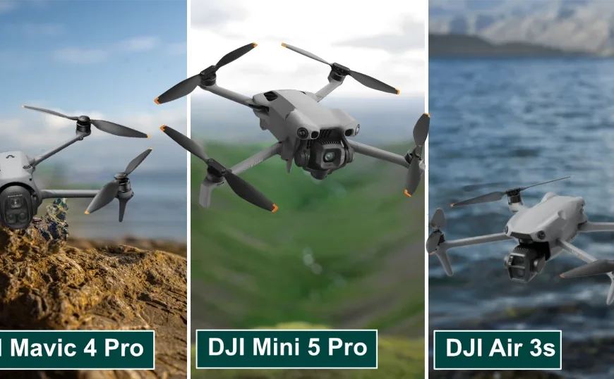 DJI Mavic 4 Pro, Mini 5 Pro et Air 3S : Tests, Avis et Nouveautés 2025