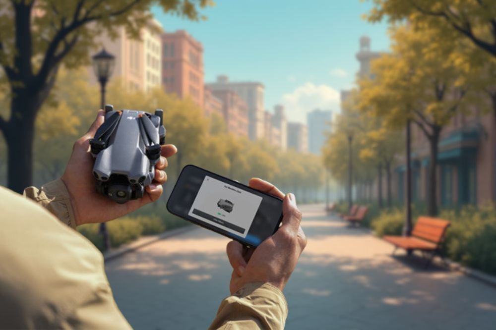 DJI Mini 5 Pro et un smartphone, Quel est le drone le plus récent 