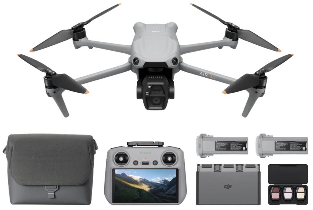 DJI Air 3S (radiocommande RC 2 avec écran)