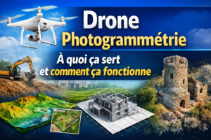 Drone Photogrammetrie et modelisation 3D et cartographie professionnels
